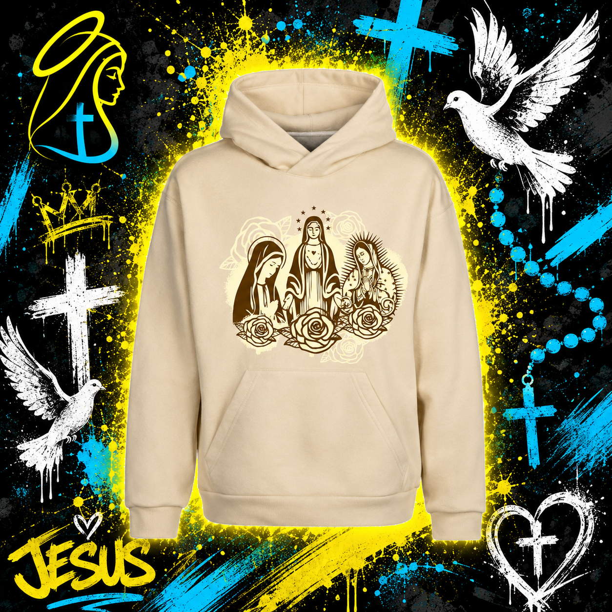 Ave Maria Hoodie 🌹
