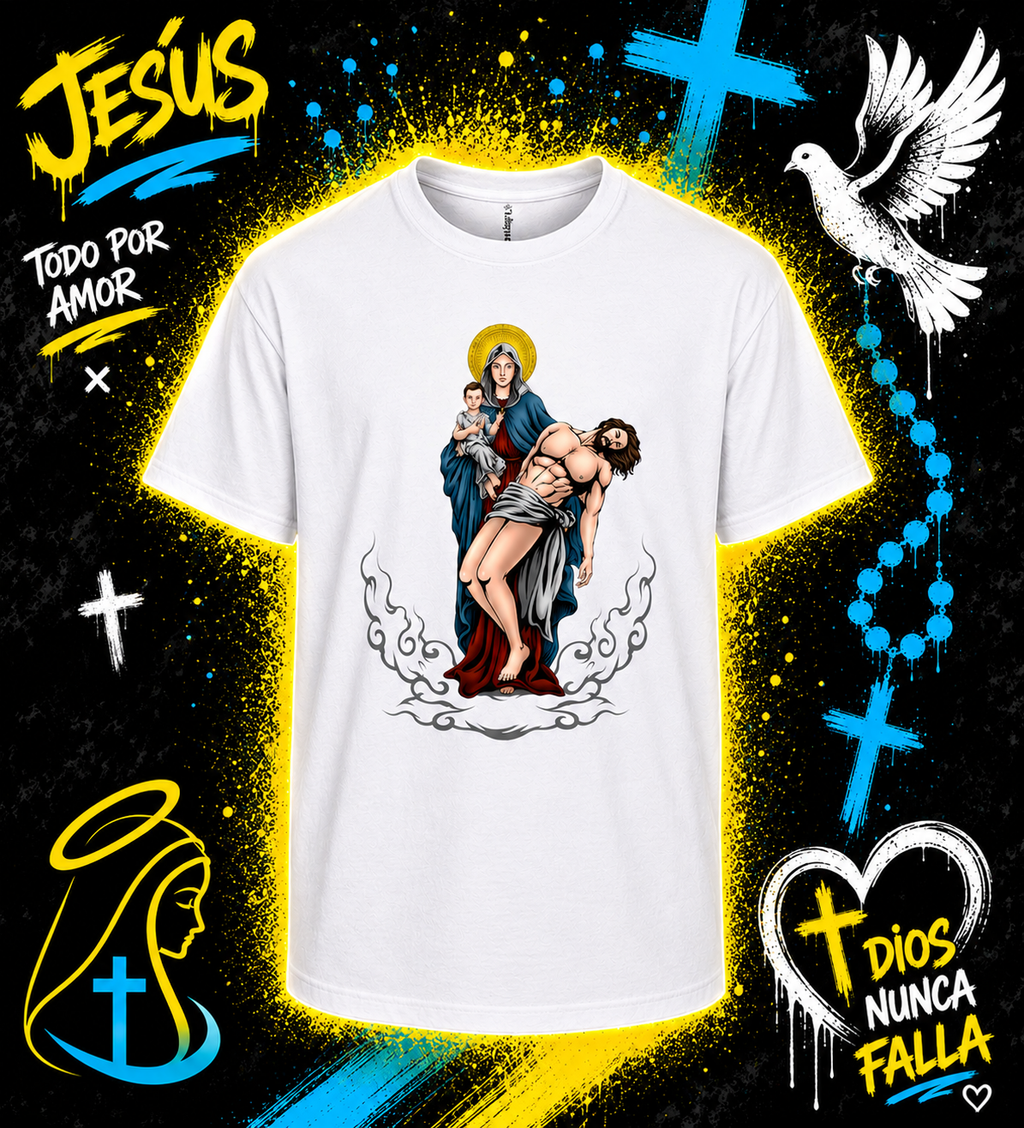 Camiseta Jesús Todo Por Amor