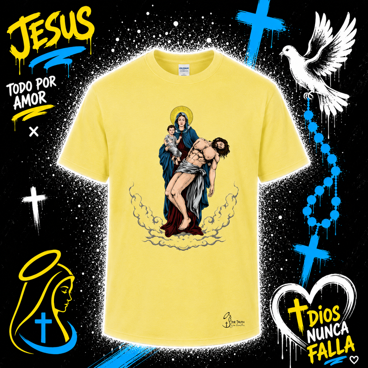 Camiseta Jesús Todo Por Amor